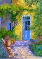 La puerta azul jardín PROVENZAL